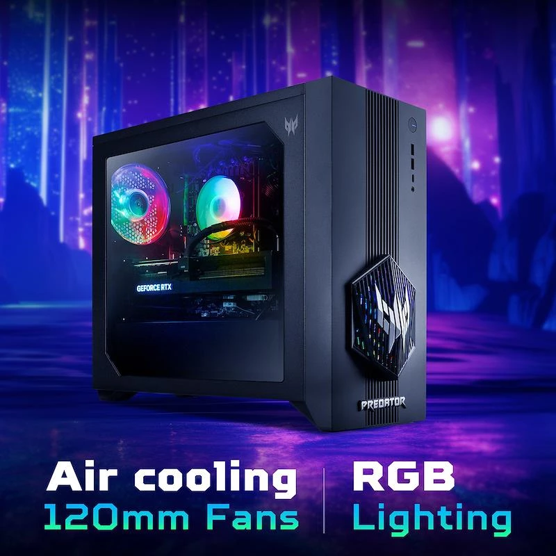 Acer Predator Orion 3000 PO3-665 PC Desktop Gaming - Intel Core Ultra 7 265F, 32GB DDR5, 1TB SSD, NVIDIA GeForce RTX 5060, Windows 11 Home