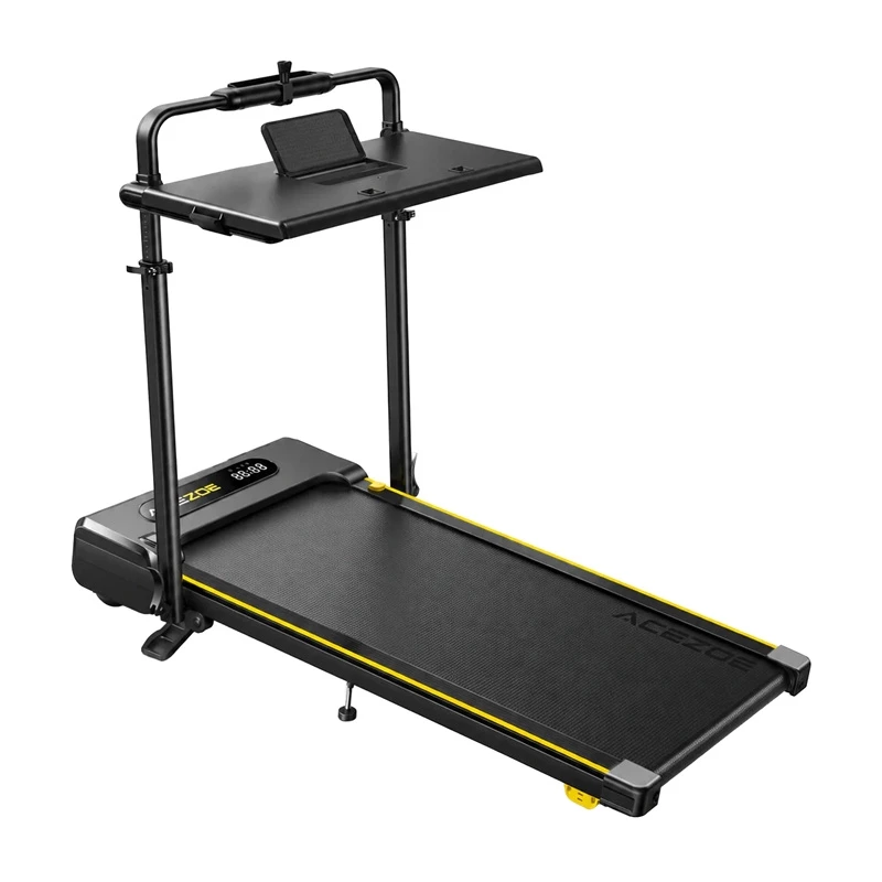 ACEZOE P20 passadeira elétrica dobrável (preto/amarelo) – 2,5 PS, 14 km/h