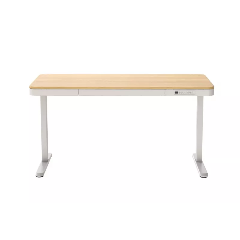Secretária com regulação elétrica de altura ACJ ACTIVEJET 120x60 ET119S branco/carvalho