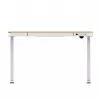 Secretária com regulação elétrica de altura ACJ ACTIVEJET 120x60 ET119S branco/carvalho