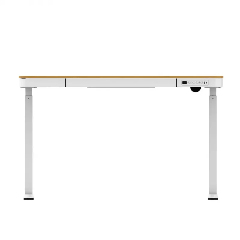 Secretária com regulação elétrica de altura ACJ ACTIVEJET 120x60 ET119S branco/carvalho