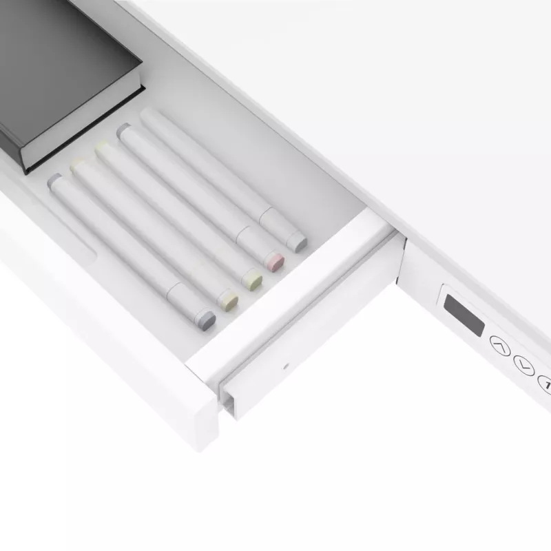 Secretária com regulação elétrica de altura ACJ ACTIVEJET ET119S 120x60 cm branca