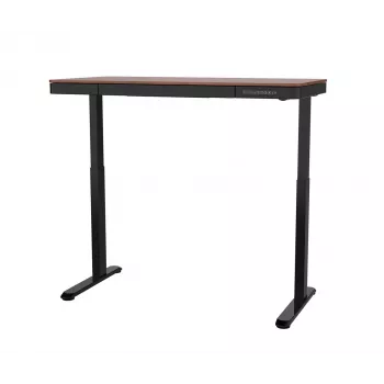 Secretária elétrica com regulação de altura ACJ ACTIVEJET ET119S-CZ/O 120x60 cm preto/nogueira