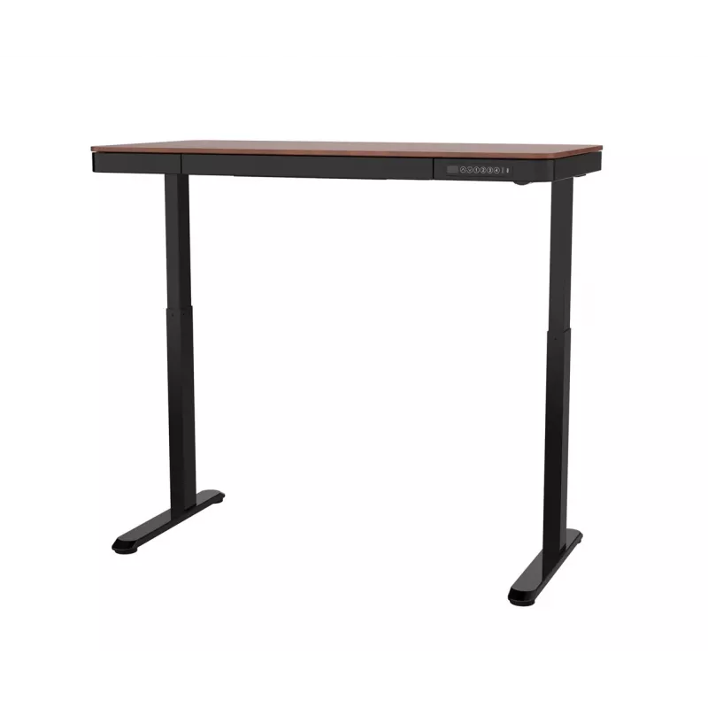 Secretária elétrica com regulação de altura ACJ ACTIVEJET ET119S-CZ/O 120x60 cm preto/nogueira