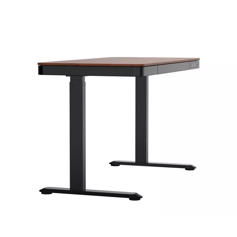 Secretária elétrica com regulação de altura ACJ ACTIVEJET ET119S-CZ/O 120x60 cm preto/nogueira