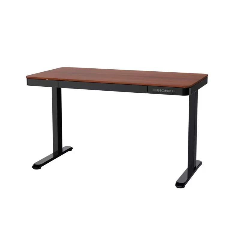 Secretária elétrica com regulação de altura ACJ ACTIVEJET ET119S-CZ/O 120x60 cm preto/nogueira