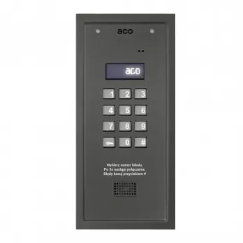 ACO CDNP7ACC ST (G3) Unidade de controlo master e slave de intercomunicador digital