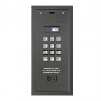 ACO CDNP7ACC ST (G3) Unidade de controlo master e slave de intercomunicador digital