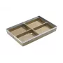 ACO Vario Ralo de chão parte inferior 75x50 DN 75/DN 50 preto