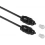ACT cabo de áudio ótico SPDIF TOSlink 1,2m macho a macho, preto, saco zip AC3690