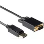 ACT cabo de conversão DisplayPort macho para VGA macho 2m (AK3999)