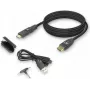 ACT 40m Cabo ótico ativo HDMI High Speed 4K com ficha removível ficha HDMI-A macho para ficha HDMI-A macho (AK4105)