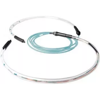 ACT RL2401 Cabo de patch de fibra ótica LSZH OM3 aqua de 10m 4x LC para 4x LC