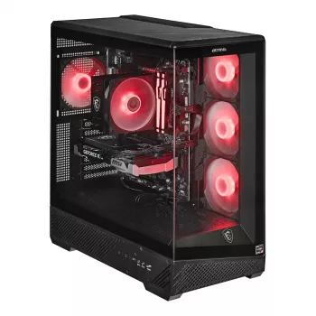 PC desktop Actina AMD Ryzen 5 5600 16GB DDR4 500GB SSD NVIDIA GeForce RTX 5060 Windows 11 Home Midi Tower Preto