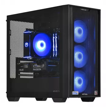ACTINA PC AMD Ryzen 5 5600 16 GB DDR4-SDRAM 1 TB SSD AMD Radeon RX 7600 Mini Tower preto