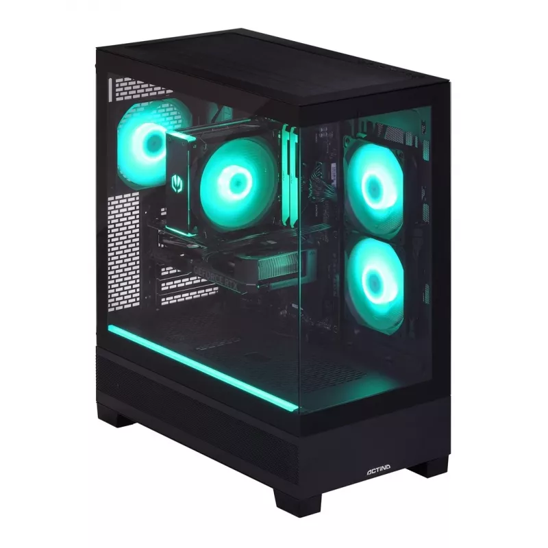 Actina PC AMD Ryzen 5 5600 16 GB DDR4-SDRAM 1 TB SSD NVIDIA GeForce RTX 5060 Midi Tower preto