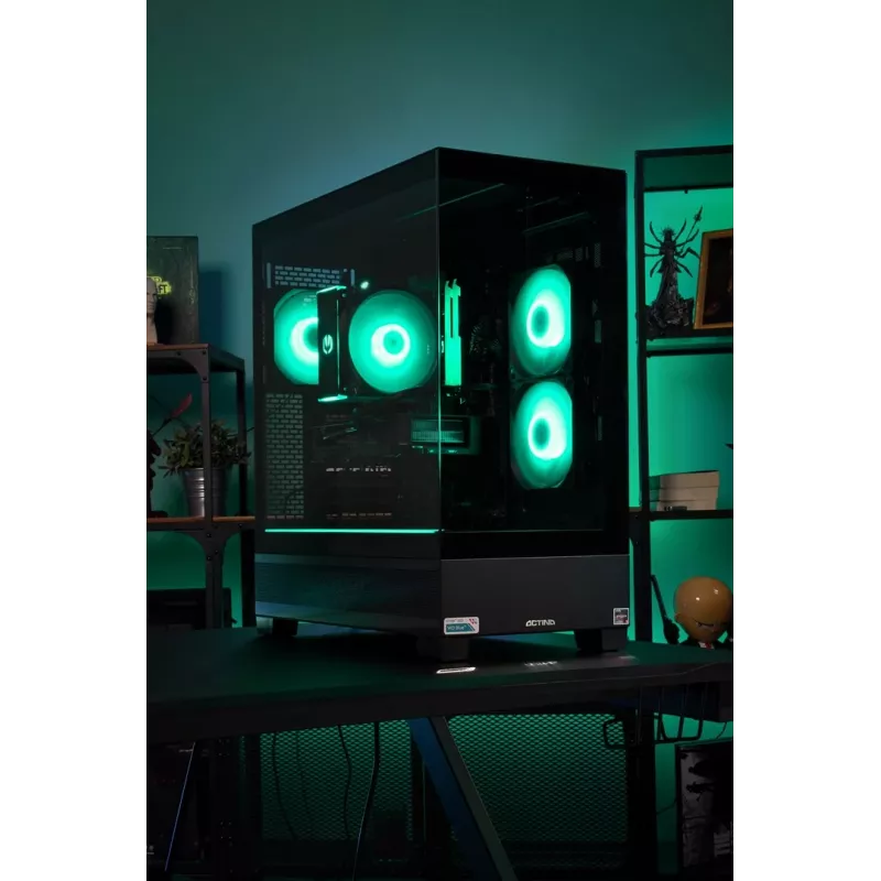 ACTINA PC AMD Ryzen 5 5600X 32 GB DDR4-SDRAM 1 TB SSD NVIDIA GeForce RTX 5060 Midi Tower preto