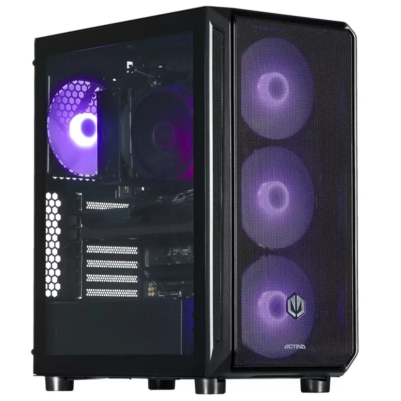 Actina PC AMD Ryzen 5 7500F 32 GB DDR5-SDRAM 2 TB SSD AMD Radeon RX 9070 Midi Tower preto