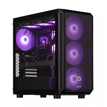PC Actina AMD Ryzen 7 7800X3D 32 GB DDR5-SDRAM 2 TB SSD AMD Radeon RX 9070 Midi Tower preto