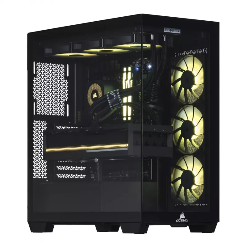 ACTINA PC AMD Ryzen 7 7800X3D 32 GB DDR5-SDRAM 2 TB SSD AMD Radeon RX 9070 XT Midi Tower preto