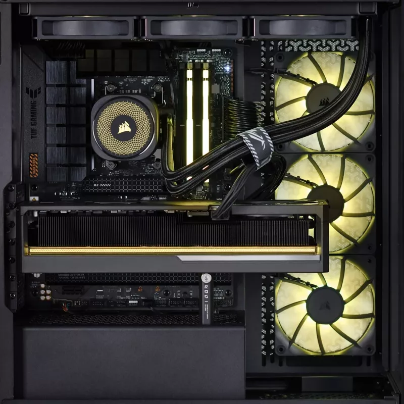 ACTINA PC AMD Ryzen 7 7800X3D 32 GB DDR5-SDRAM 2 TB SSD AMD Radeon RX 9070 XT Midi Tower preto