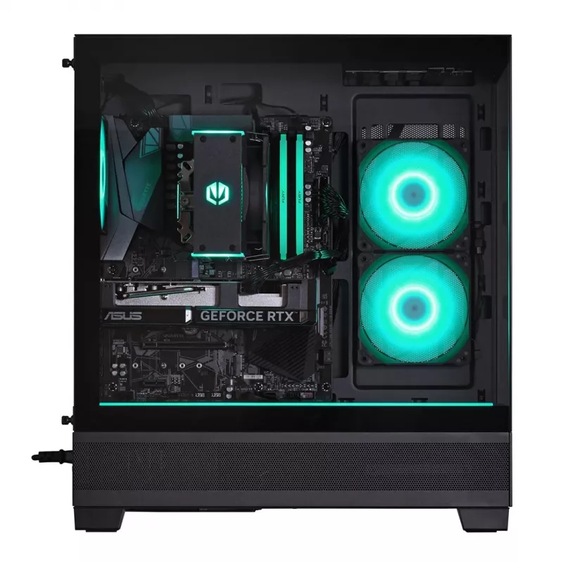 ACTINA PC AMD Ryzen 7 8700F 32 GB DDR5-SDRAM 1 TB SSD AMD Radeon RX 9070 Windows 11 Home Midi Tower preto