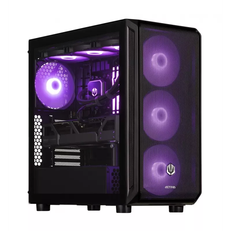 PC ACTINA AMD Ryzen 9 9900X 32 GB DDR5-SDRAM 2 TB SSD NVIDIA GeForce RTX 5070 Midi Tower preto