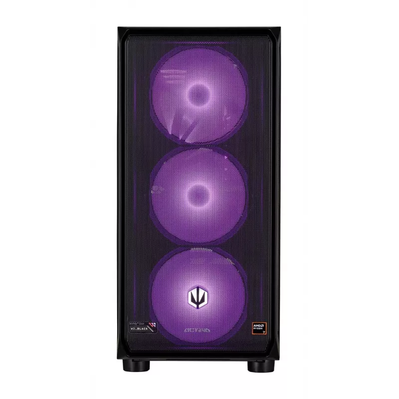 Actina PC AMD Ryzen 9 9900X 32 GB DDR5-SDRAM 2 TB SSD NVIDIA GeForce RTX 5070 Ti Midi Tower preto