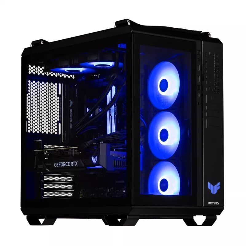 PC ACTINA AMD Ryzen 9 9900X 32 GB DDR5-SDRAM 2 TB SSD NVIDIA GeForce RTX 5080 Midi Tower preto