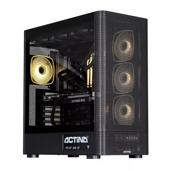 Actina PC AMD Ryzen 9 9900X3D 32 GB DDR5-SDRAM 1 TB SSD NVIDIA GeForce RTX 5070 Ti Windows 11 Home Midi Tower preto