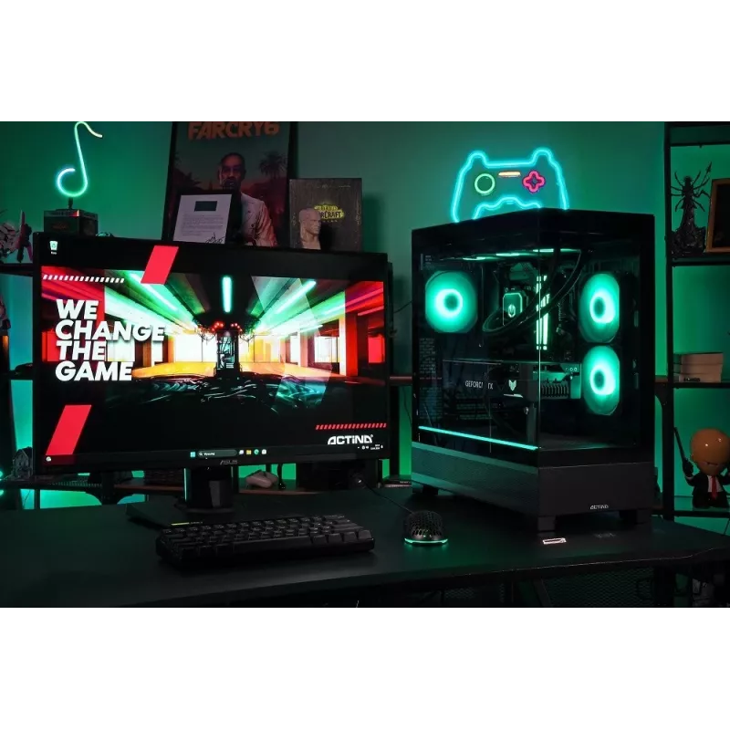 ACTINA PC Intel Core i5-14600KF 32 GB DDR5-SDRAM 1 TB SSD NVIDIA GeForce RTX 5060 Midi Tower preto