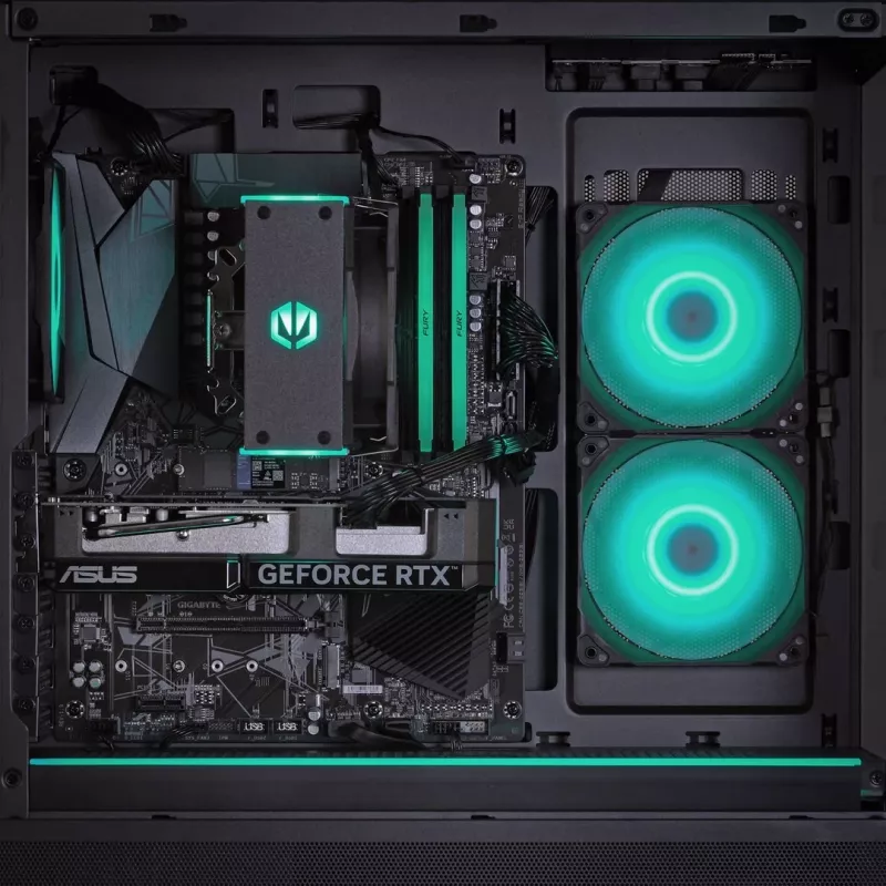 PC desktop gaming Actina View 5500/16GB/1TB/RTX5060/650W - AMD Ryzen 5 5500, 16GB DDR4, 1TB SSD, NVIDIA GeForce RTX 5060, Midi Tower, Preto
