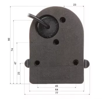 Câmara AHD móvel AUTONE ATE-CAM-AHD735HD, 1080p, objetiva de 2,8 mm, IR até 10 m