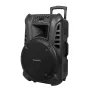 ACTIVE KEY Coluna ativa com 2 microfones UHF sem fios, SD, Bluetooth, FM, USB, 60 Watt