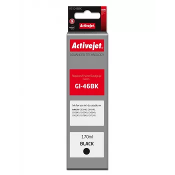 Activejet AC-G46BK Tinteiro preto compatível para Canon PIXMA série G, 170 ml, Supreme Line
