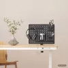 Organizador de secretária Activejet APB-002B rotativo com placa perfurada, preto mate