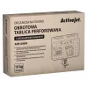 Organizador de secretária Activejet APB-006W rotativo com placa perfurada, cinzento e branco