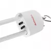 Activejet Cordão com cabo de carregamento 3-em-1, branco