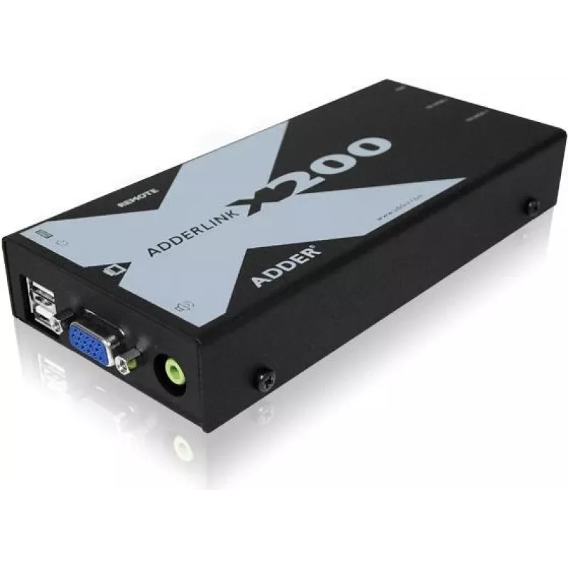 Adder X200-USB/P-IEC AdderLink X200 Extensor KVM VGA USB sobre CAT5/5e/6/7 até 100m