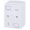 Caixa de distribuição de superfície ADELID RM-NT-02T, 2 módulos, IP40, porta transparente