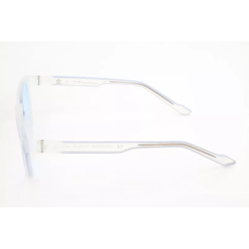 Óculos de sol de homem Adidas AOR027-012000, armação preta, lentes cinzentas, 54/18/145 mm