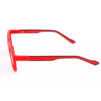 Óculos de sol de homem ADIDAS AOR027-053000, armação retangular, lentes fumadas, 54/18/145 mm