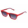 Óculos de sol de homem ADIDAS AOR027-053000, armação retangular, lentes fumadas, 54/18/145 mm