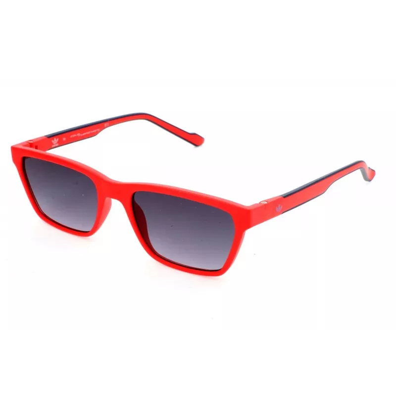 Óculos de sol de homem ADIDAS AOR027-053000, armação retangular, lentes fumadas, 54/18/145 mm