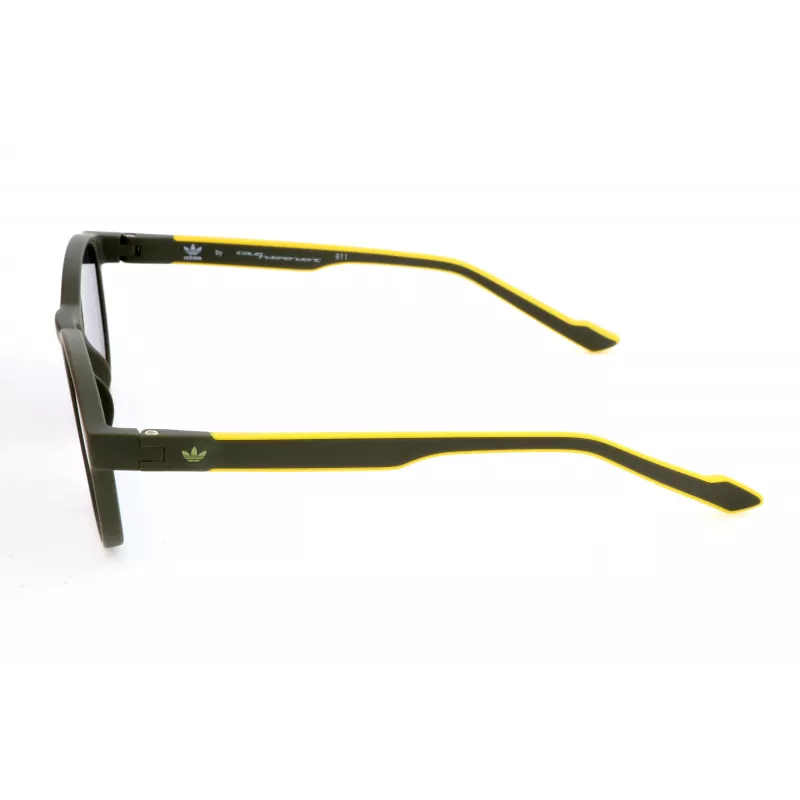 ADIDAS AOR030-030000 Óculos de sol de homem retangulares - armação preta, lentes cinzentas, 52/19/145 mm
