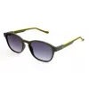 ADIDAS AOR030-030000 Óculos de sol de homem retangulares - armação preta, lentes cinzentas, 52/19/145 mm