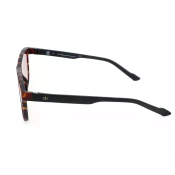 ADIDAS AOR031-092009 Óculos de sol de homem, retangulares, armação preta mate, lentes cinzentas, 54/16/145 mm