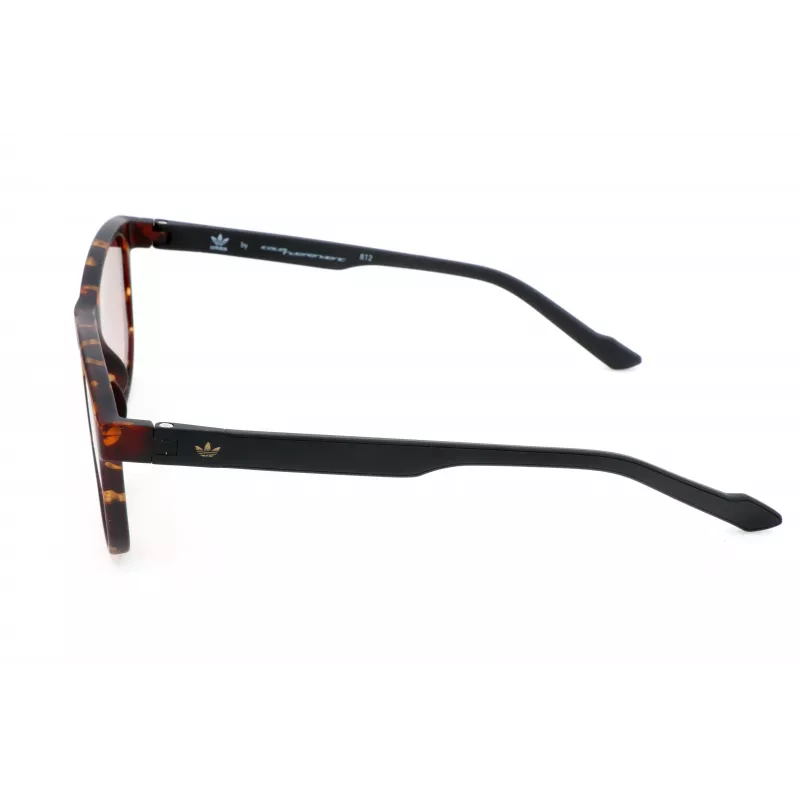 ADIDAS AOR031-092009 Óculos de sol de homem, retangulares, armação preta mate, lentes cinzentas, 54/16/145 mm