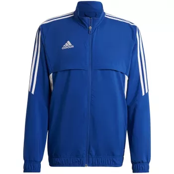 Casaco de apresentação adidas Condivo 22 Team Navy Blue/branco homem Medium