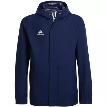 Casaco impermeável adidas Entrada 22 azul-marinho jovem 116 cm
